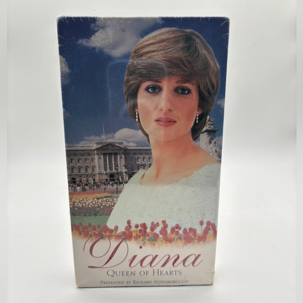 Diana Queen of Hearts Media vhs - White and Blue